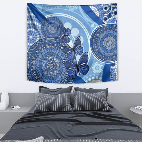 Australia Autism Awareness Tapestry 4 April Indigenous Butterfly