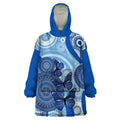 Australia Autism Awareness Wearable Blanket Hoodie 4 April Indigenous Butterfly