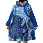 Australia Autism Awareness Wearable Blanket Hoodie 4 April Indigenous Butterfly