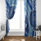 Australia Autism Awareness Window Curtain 4 April Indigenous Butterfly