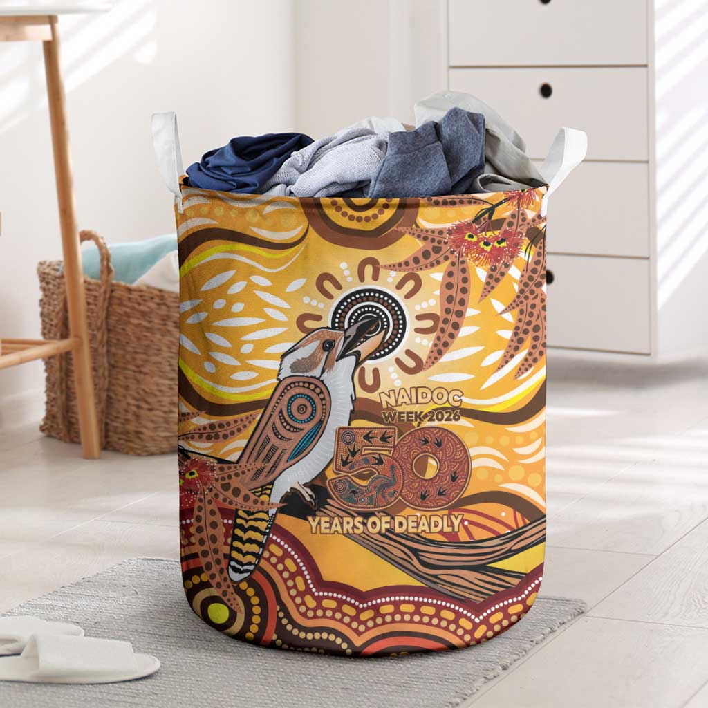Kookaburra Australia NAIDOC Week 2026 Laundry Basket 50 Years Deadly Indigenous Art
