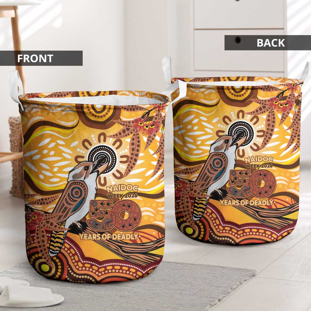 Kookaburra Australia NAIDOC Week 2026 Laundry Basket 50 Years Deadly Indigenous Art
