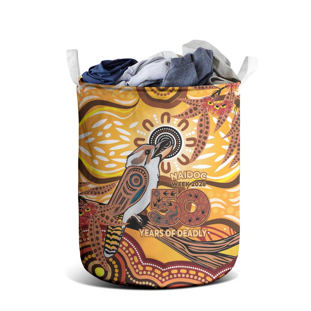Kookaburra Australia NAIDOC Week 2026 Laundry Basket 50 Years Deadly Indigenous Art