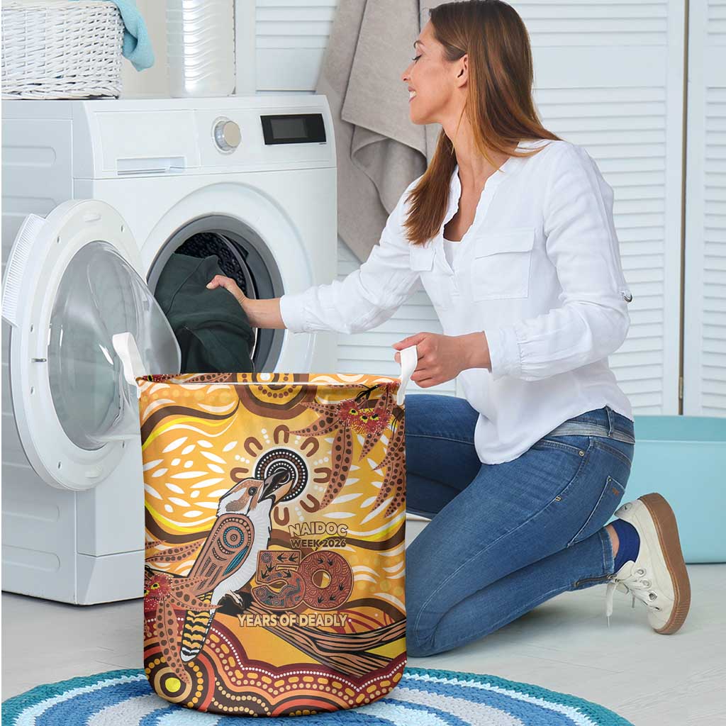 Kookaburra Australia NAIDOC Week 2026 Laundry Basket 50 Years Deadly Indigenous Art