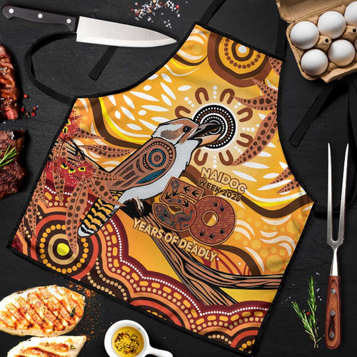 Kookaburra Australia NAIDOC Week 2026 Apron 50 Years Deadly Indigenous Art