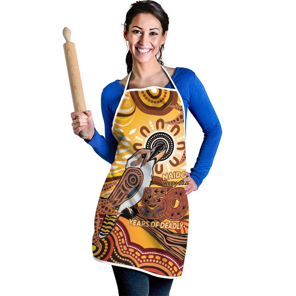 Kookaburra Australia NAIDOC Week 2026 Apron 50 Years Deadly Indigenous Art