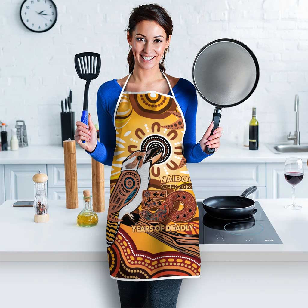 Kookaburra Australia NAIDOC Week 2026 Apron 50 Years Deadly Indigenous Art