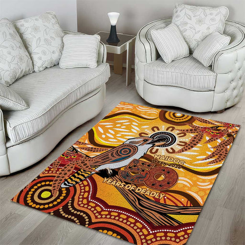 Kookaburra Australia NAIDOC Week 2026 Area Rug 50 Years Deadly Indigenous Art