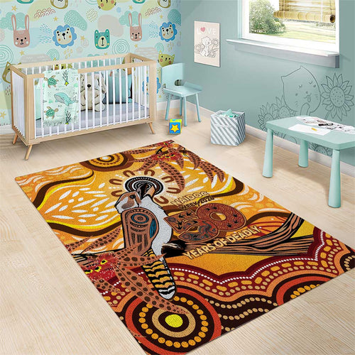 Kookaburra Australia NAIDOC Week 2026 Area Rug 50 Years Deadly Indigenous Art
