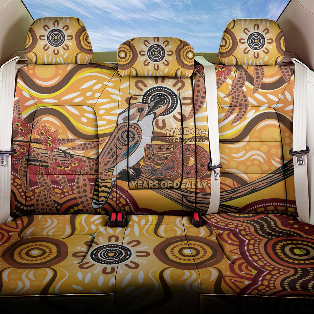 Kookaburra Australia NAIDOC Week 2026 Back Car Seat Cover 50 Years Deadly Indigenous Art