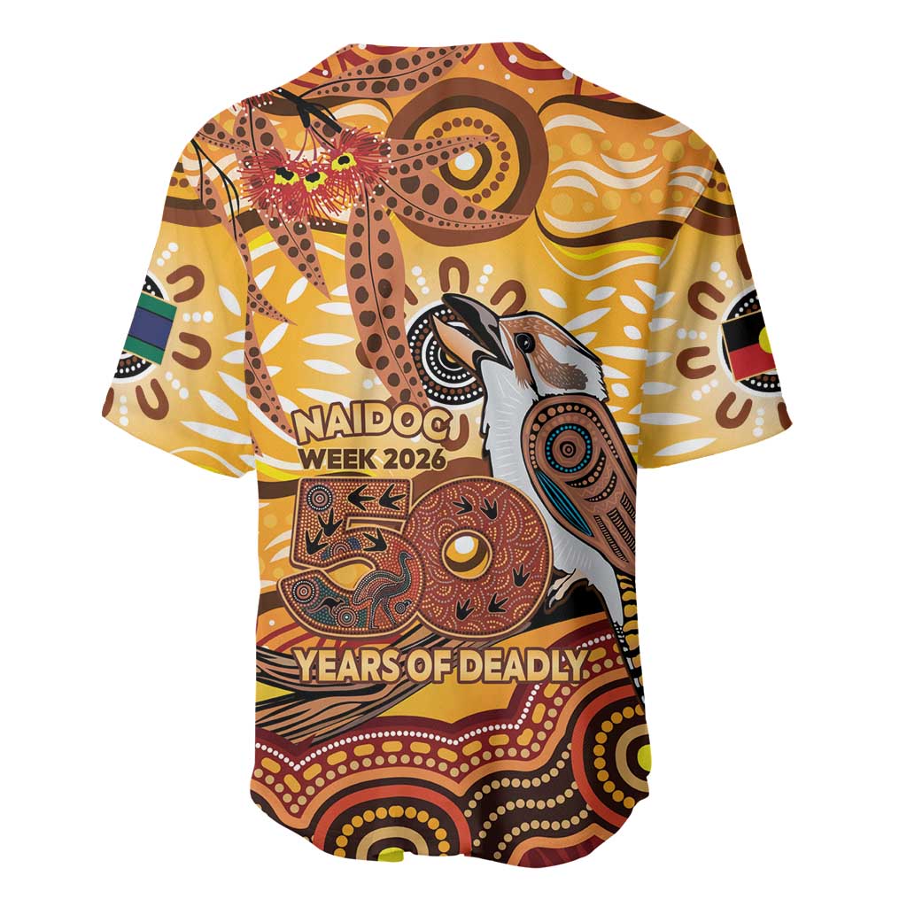 Kookaburra Australia NAIDOC Week 2026 Baseball Jersey 50 Years Deadly Indigenous Art