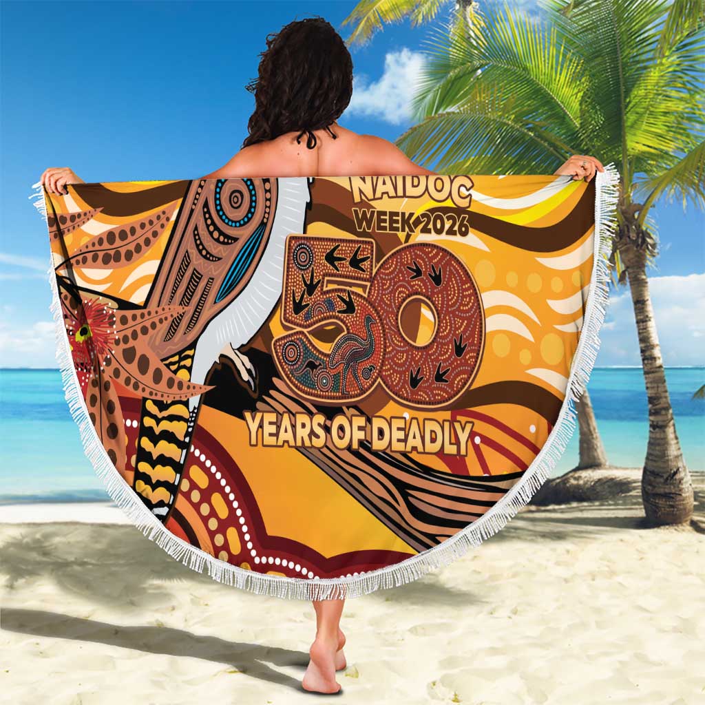 Kookaburra Australia NAIDOC Week 2026 Beach Blanket 50 Years Deadly Indigenous Art
