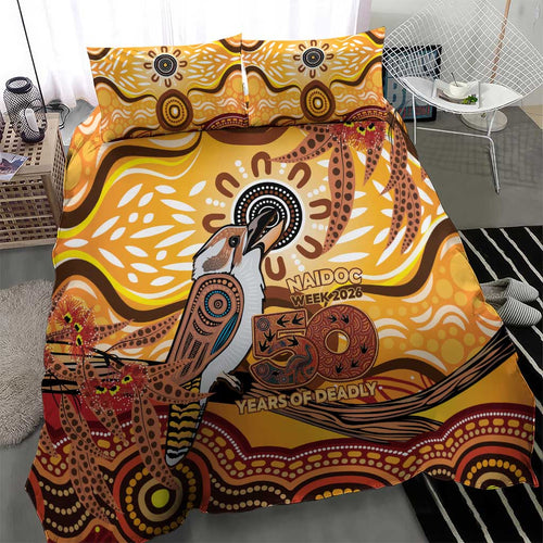 Kookaburra Australia NAIDOC Week 2026 Bedding Set 50 Years Deadly Indigenous Art