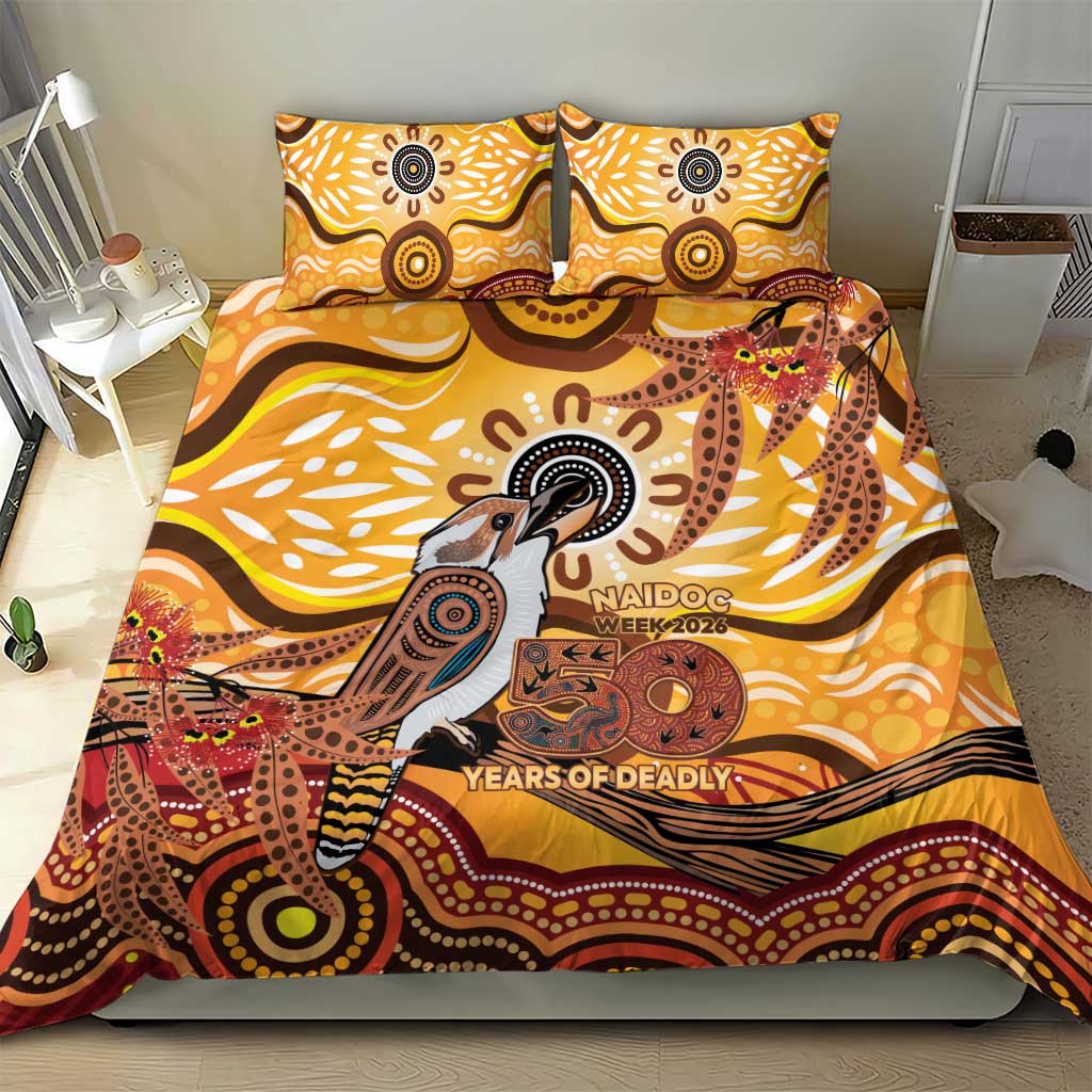Kookaburra Australia NAIDOC Week 2026 Bedding Set 50 Years Deadly Indigenous Art