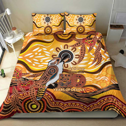 Kookaburra Australia NAIDOC Week 2026 Bedding Set 50 Years Deadly Indigenous Art