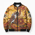 Kookaburra Australia NAIDOC Week 2026 Bomber Puffer Jacket 50 Years Deadly Indigenous Art