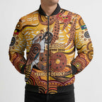 Kookaburra Australia NAIDOC Week 2026 Bomber Puffer Jacket 50 Years Deadly Indigenous Art