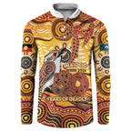 Kookaburra Australia NAIDOC Week 2026 Button Sweatshirt 50 Years Deadly Indigenous Art