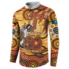 Kookaburra Australia NAIDOC Week 2026 Button Sweatshirt 50 Years Deadly Indigenous Art