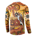 Kookaburra Australia NAIDOC Week 2026 Button Sweatshirt 50 Years Deadly Indigenous Art