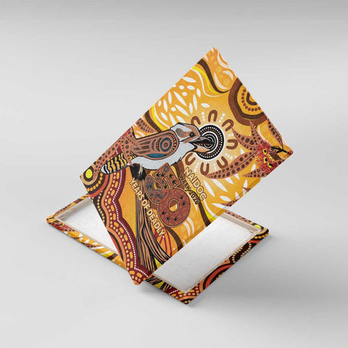 Kookaburra Australia NAIDOC Week 2026 Canvas Wall Art 50 Years Deadly Indigenous Art