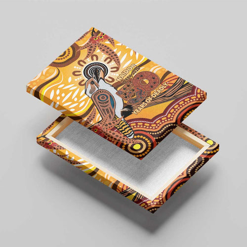 Kookaburra Australia NAIDOC Week 2026 Canvas Wall Art 50 Years Deadly Indigenous Art
