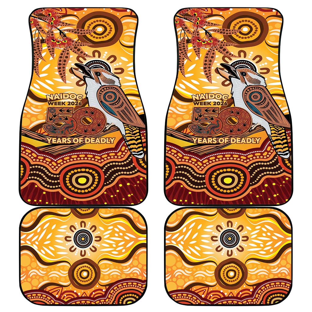 Kookaburra Australia NAIDOC Week 2026 Car Mats 50 Years Deadly Indigenous Art
