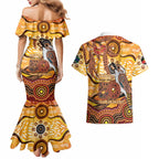 Kookaburra Australia NAIDOC Week 2026 Couples Matching Mermaid Dress and Hawaiian Shirt 50 Years Deadly Indigenous Art