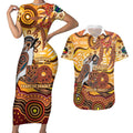 Kookaburra Australia NAIDOC Week 2026 Couples Matching Short Sleeve Bodycon Dress and Hawaiian Shirt 50 Years Deadly Indigenous Art