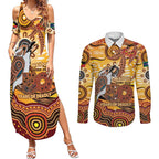 Kookaburra Australia NAIDOC Week 2026 Couples Matching Summer Maxi Dress and Long Sleeve Button Shirt 50 Years Deadly Indigenous Art