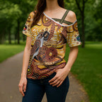 Kookaburra Australia NAIDOC Week 2026 Cross Shoulder Shirt 50 Years Deadly Indigenous Art