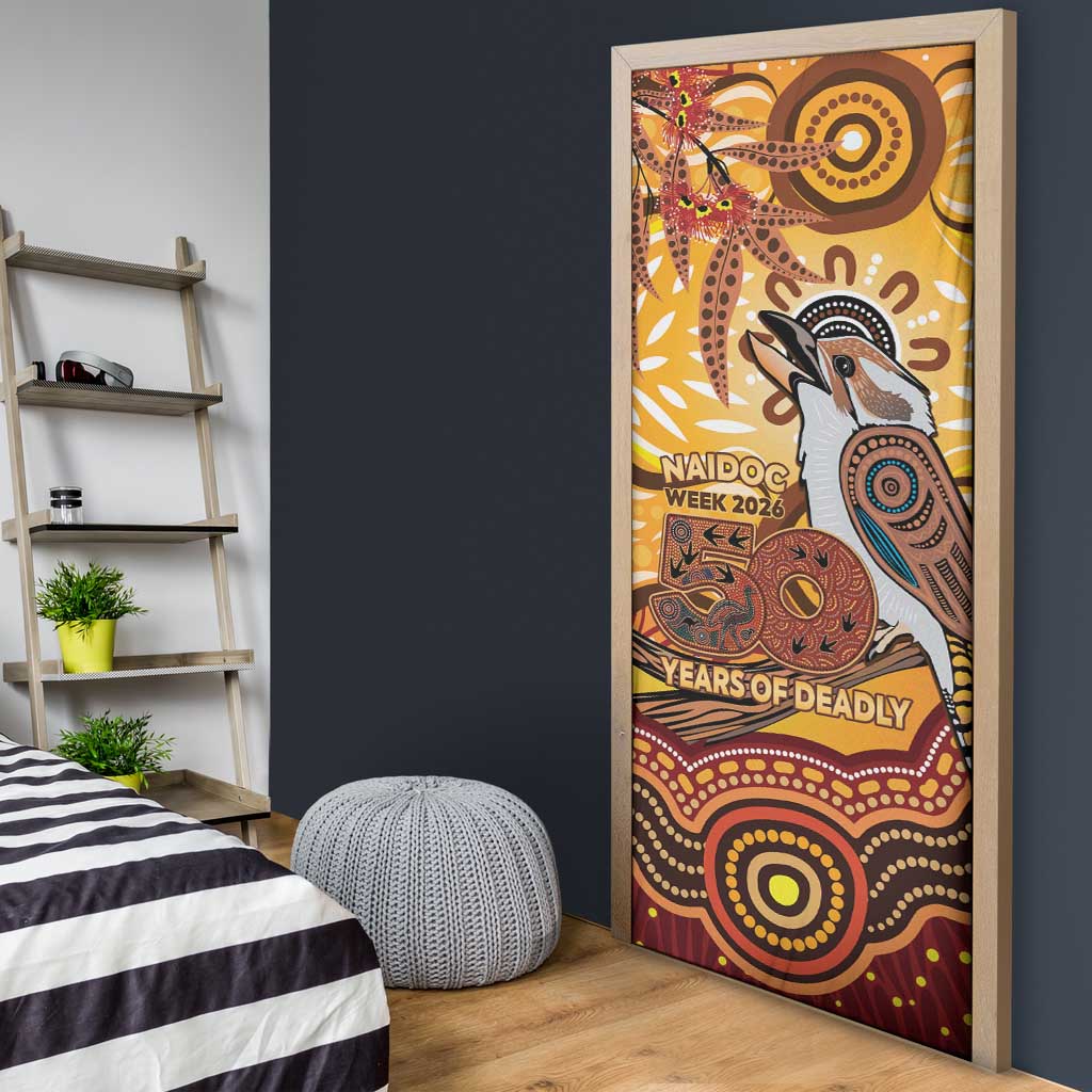 Kookaburra Australia NAIDOC Week 2026 Door Cover 50 Years Deadly Indigenous Art