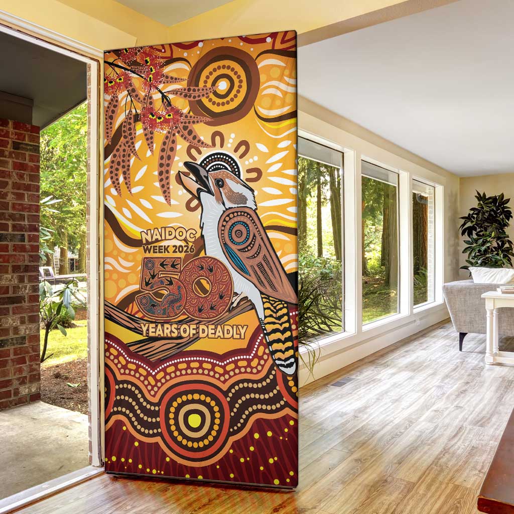 Kookaburra Australia NAIDOC Week 2026 Door Cover 50 Years Deadly Indigenous Art