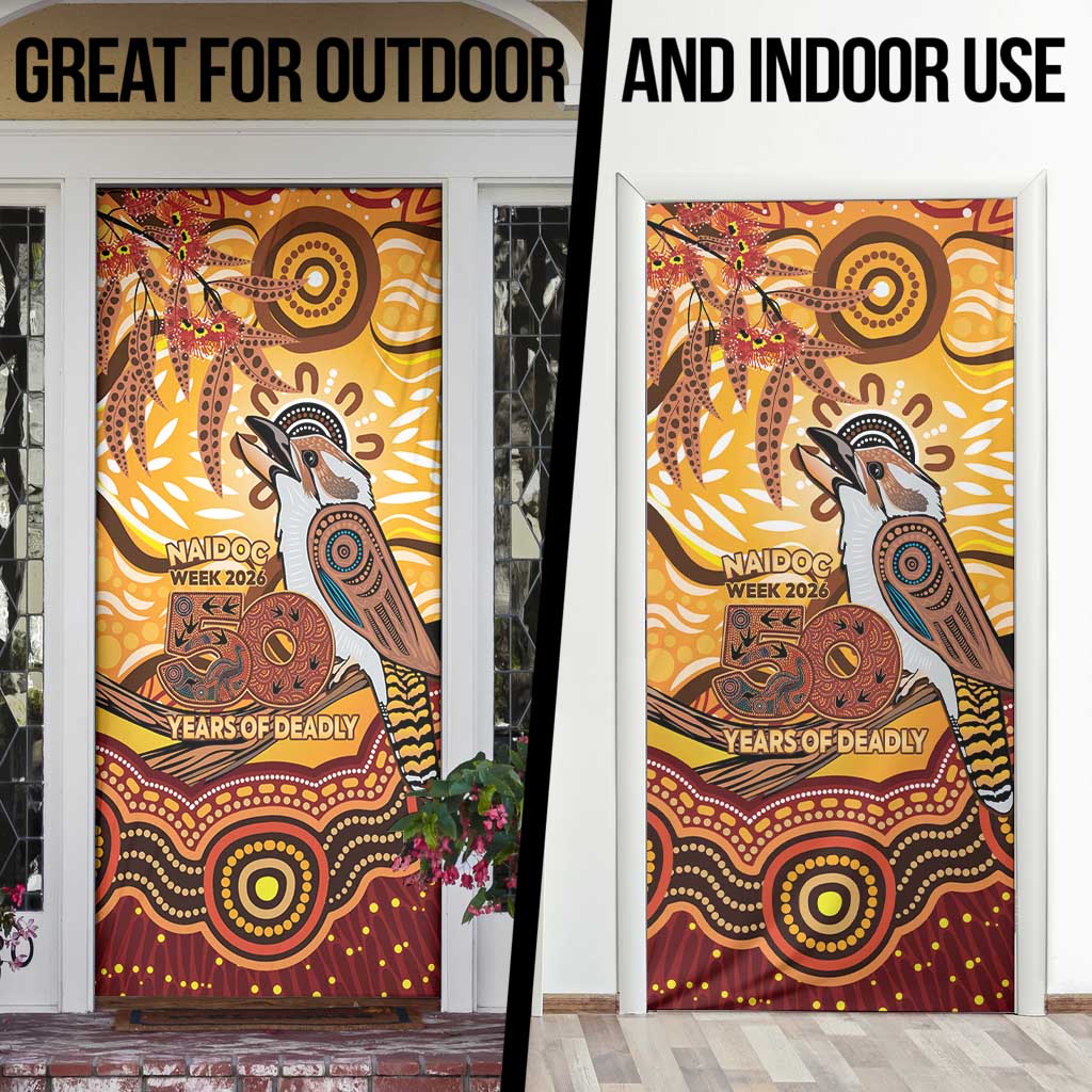 Kookaburra Australia NAIDOC Week 2026 Door Cover 50 Years Deadly Indigenous Art