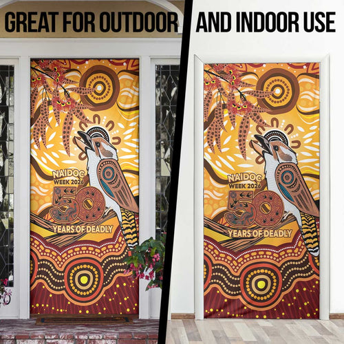Kookaburra Australia NAIDOC Week 2026 Door Cover 50 Years Deadly Indigenous Art