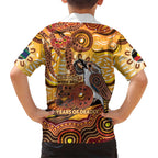 Kookaburra Australia NAIDOC Week 2026 Family Matching Off Shoulder Short Dress and Hawaiian Shirt 50 Years Deadly Indigenous Art