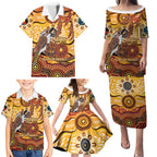 Kookaburra Australia NAIDOC Week 2026 Family Matching Puletasi and Hawaiian Shirt 50 Years Deadly Indigenous Art