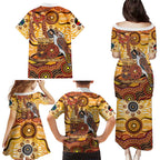 Kookaburra Australia NAIDOC Week 2026 Family Matching Puletasi and Hawaiian Shirt 50 Years Deadly Indigenous Art