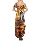 Kookaburra Australia NAIDOC Week 2026 Family Matching Summer Maxi Dress and Hawaiian Shirt 50 Years Deadly Indigenous Art