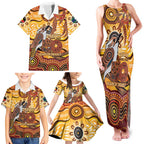 Kookaburra Australia NAIDOC Week 2026 Family Matching Tank Maxi Dress and Hawaiian Shirt 50 Years Deadly Indigenous Art
