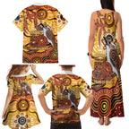 Kookaburra Australia NAIDOC Week 2026 Family Matching Tank Maxi Dress and Hawaiian Shirt 50 Years Deadly Indigenous Art