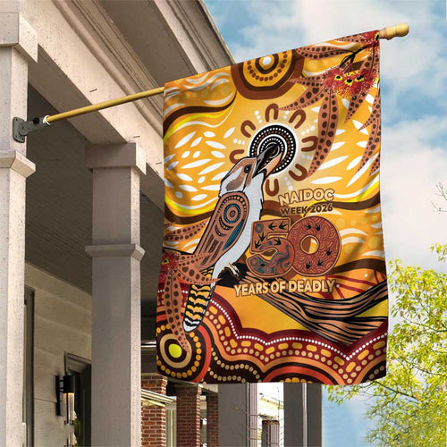Kookaburra Australia NAIDOC Week 2026 Garden Flag 50 Years Deadly Indigenous Art