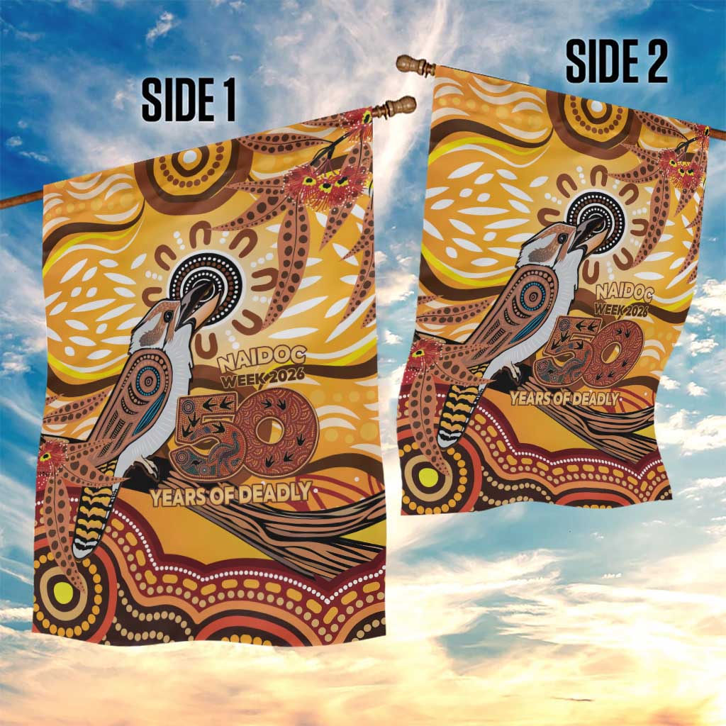 Kookaburra Australia NAIDOC Week 2026 Garden Flag 50 Years Deadly Indigenous Art