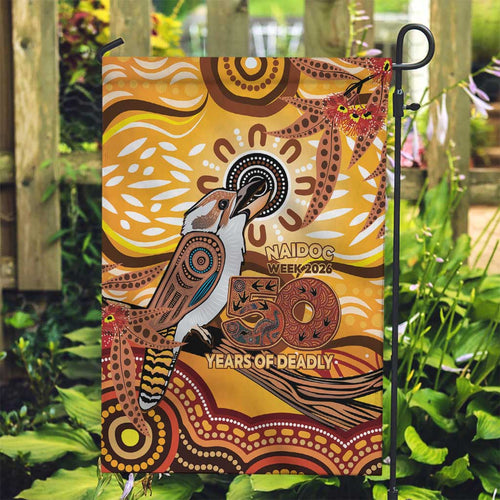 Kookaburra Australia NAIDOC Week 2026 Garden Flag 50 Years Deadly Indigenous Art