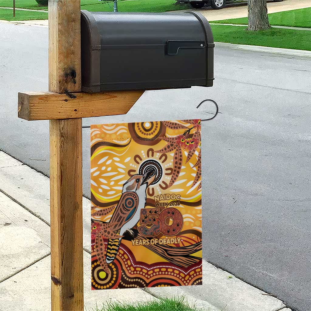 Kookaburra Australia NAIDOC Week 2026 Garden Flag 50 Years Deadly Indigenous Art