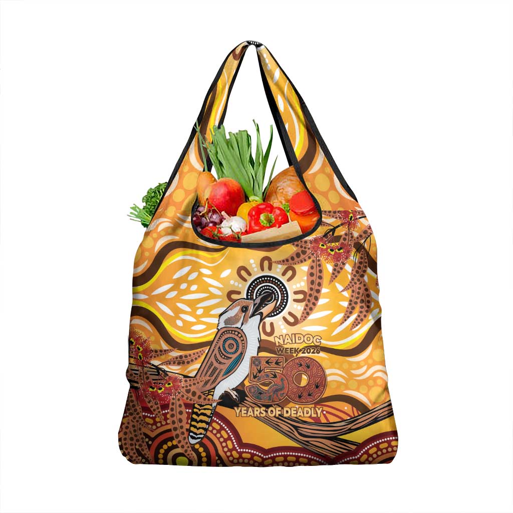 Kookaburra Australia NAIDOC Week 2026 Grocery Bag 50 Years Deadly Indigenous Art