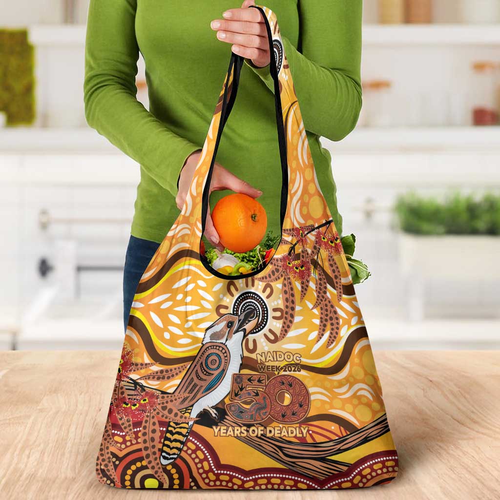 Kookaburra Australia NAIDOC Week 2026 Grocery Bag 50 Years Deadly Indigenous Art