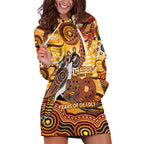 Kookaburra Australia NAIDOC Week 2026 Hoodie Dress 50 Years Deadly Indigenous Art