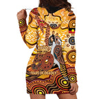 Kookaburra Australia NAIDOC Week 2026 Hoodie Dress 50 Years Deadly Indigenous Art