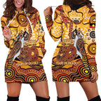 Kookaburra Australia NAIDOC Week 2026 Hoodie Dress 50 Years Deadly Indigenous Art